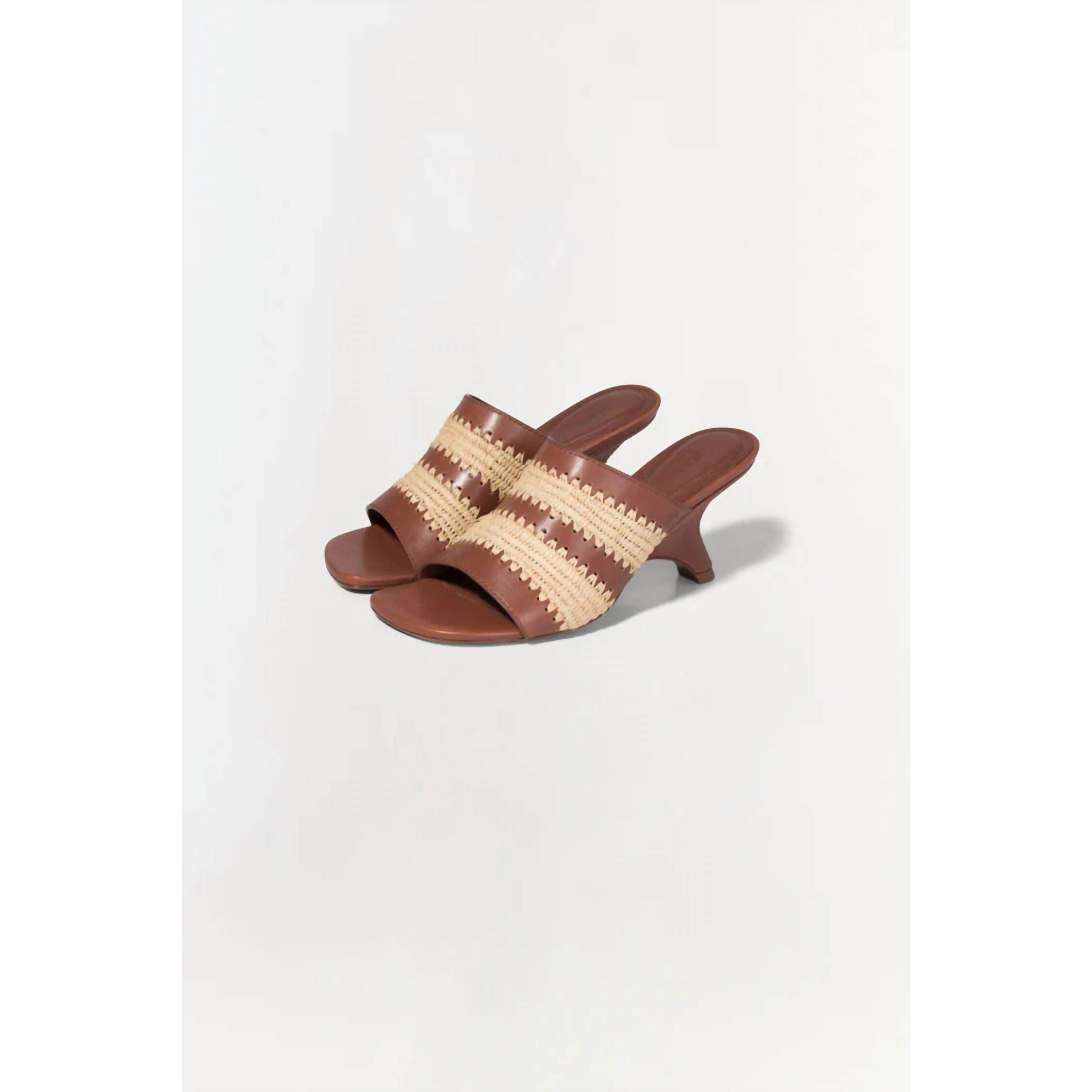 New Simkhai Women's Shadow Mule Raffia Sandal In Sable
